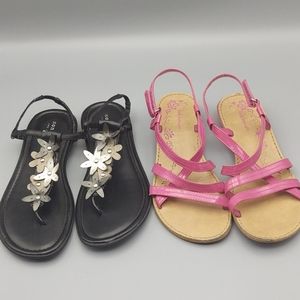 2 pr. Girl's summer sandals sz. 3